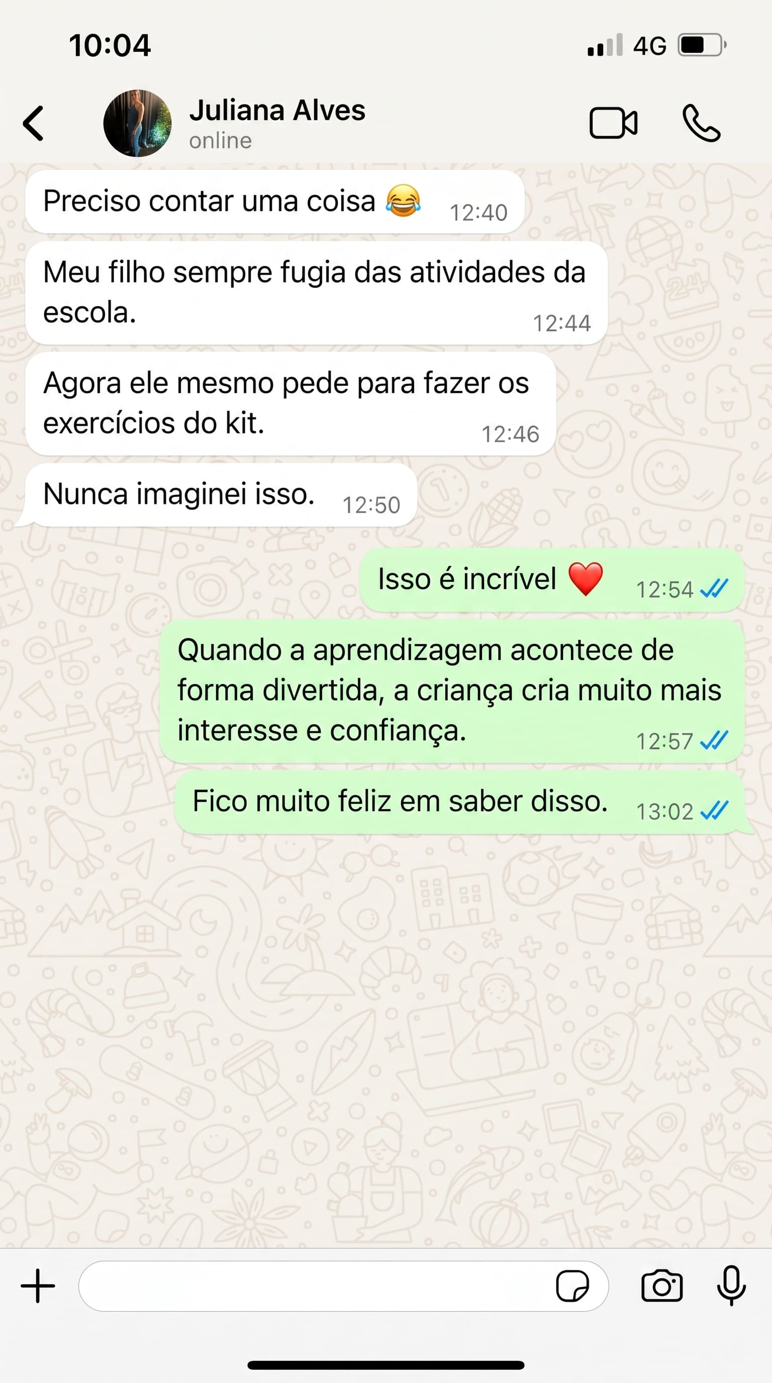 Depoimento de cliente 2